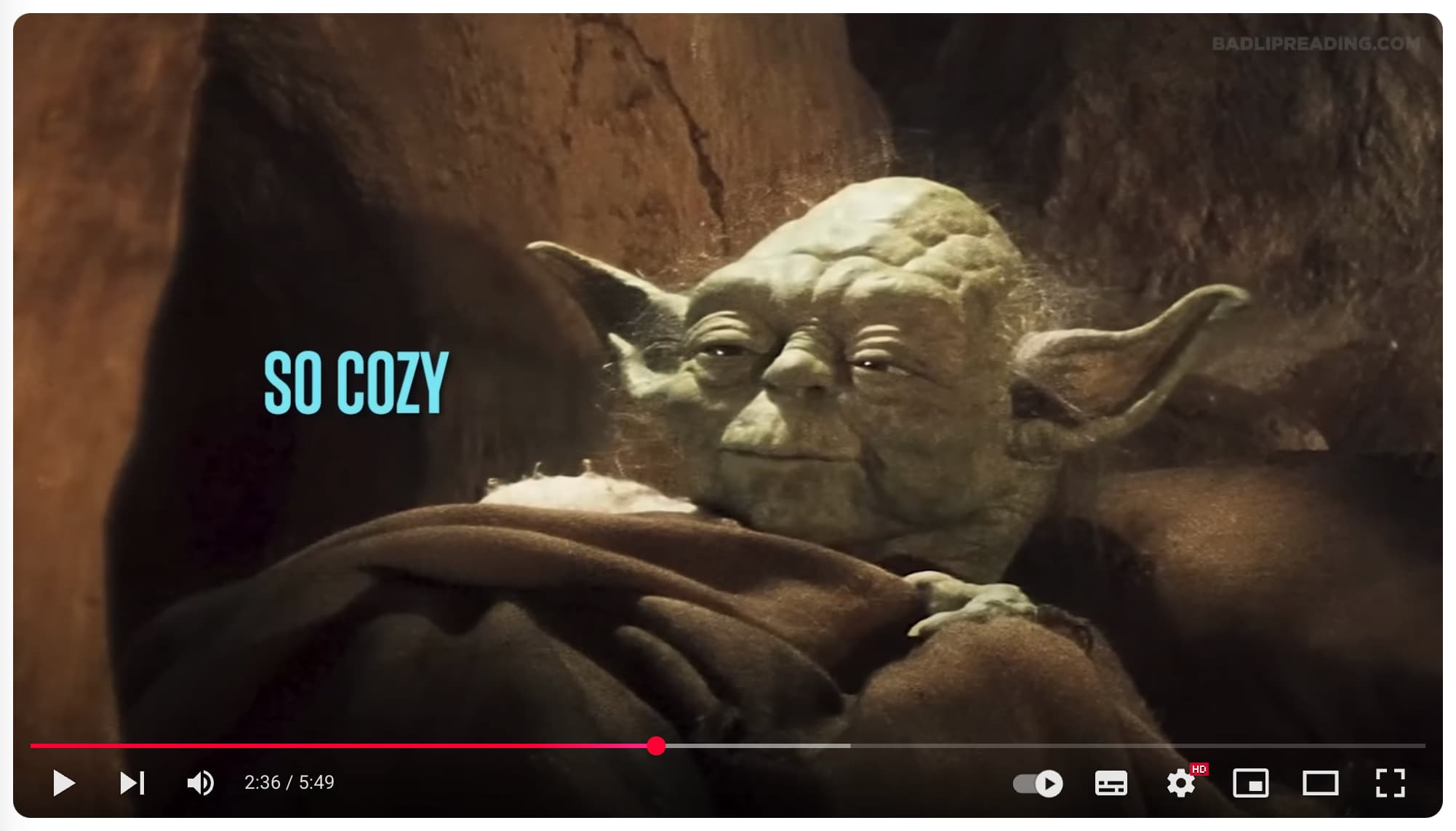 Bad Lip Reading - So Cozy